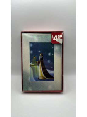 Holiday Sparkles Christmas Cards With Envelopes By Paper Images 20 Count Glitter